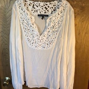 White long sleeve blouse